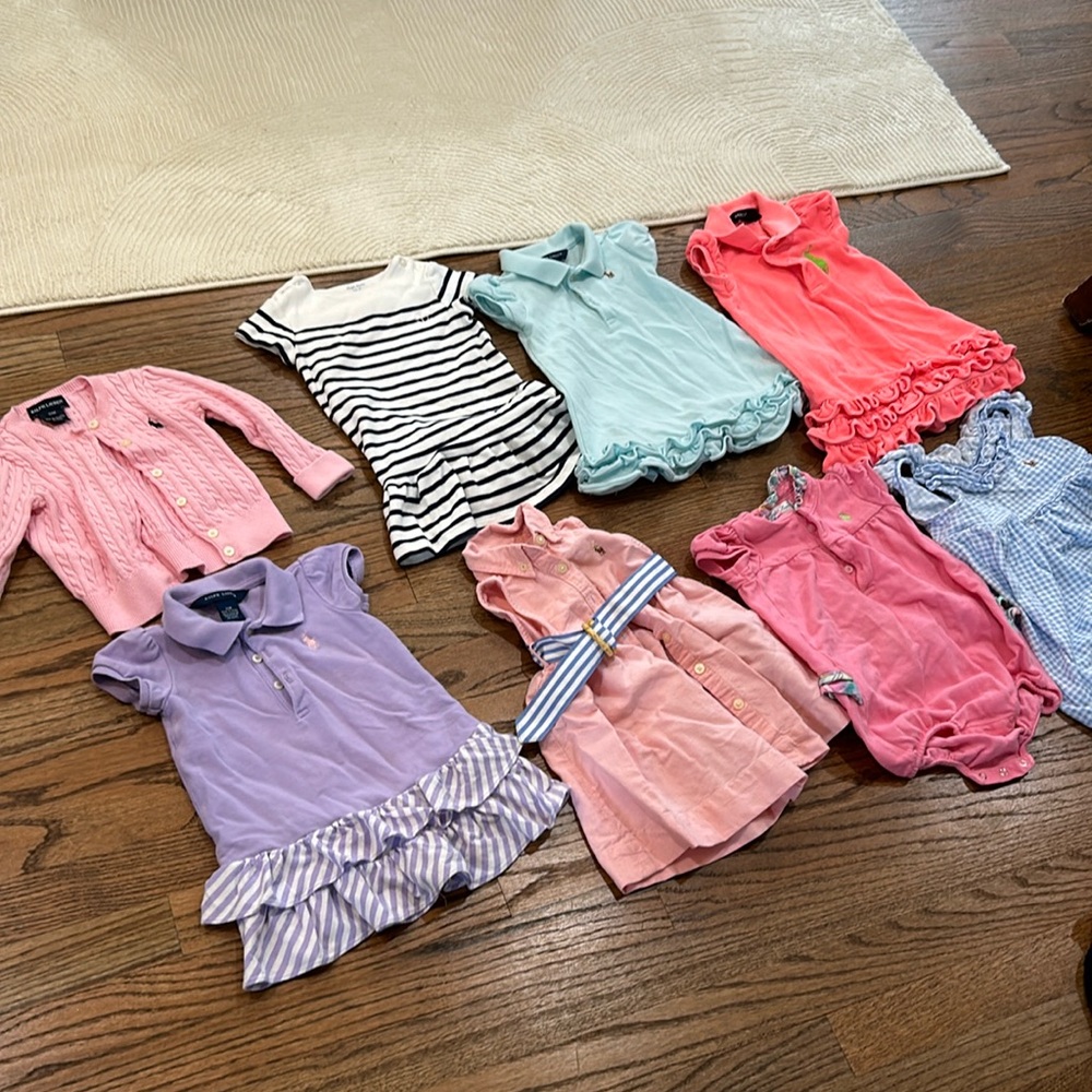 All 12 months, 8 separate pieces in good condition